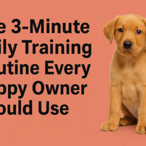 puppy training in 3 minutes